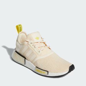 Adidas NMD R1 Womens size 8.5 - Ecru/Yellow